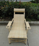 藤椅阳台室内休闲椅躺椅户外午休椅老人椅复古竹编椅现代简约特价