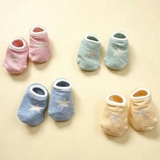 宝宝纯棉地板学步袜 全棉婴儿脚底防滑袜子 秋冬季儿童船袜袜套