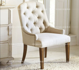 新古典餐椅欧式椅子简欧接待洽谈椅欧式餐椅后现代布艺餐椅可定制