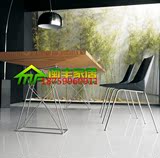 厂家直销做旧铁艺餐桌实木电脑桌会议桌办公桌长方形茶几桌椅组合