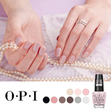 OPI裸色系指甲油15ml  环保美甲暗桃红牛奶白彩色甲妆持久恒彩