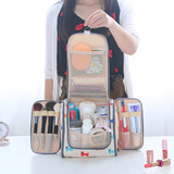 大容量旅行化妆包韩国专业便携手提化妆品收纳包多功能防水化妆袋