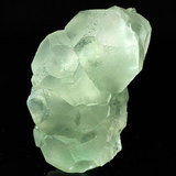 【矿石之家】漂亮内透窗口绿色萤石 矿物晶体标本矿标原石504