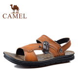 Camel/骆驼沙滩鞋男凉鞋2016夏季款真皮休闲男鞋正品凉鞋A2287103