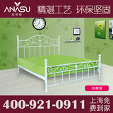 特价铁艺床 现代简约欧式韩式 单人1.5 床铁架床 儿童床 并蒂莲