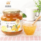 送木勺 韩国原装进口柚子茶 韩国全南蜂蜜柚子茶1kg