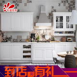 成都重庆欧式现代简约整体橱柜定做吸塑模压厨房厨柜定制装修订做