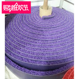 PVC塑胶紫色喷丝地毯 酒店迎宾脚垫除尘地垫 门口防滑防尘门垫
