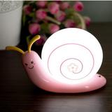 可爱蜗牛USB充电式小夜灯 创意LED节能卧室小台灯 宝宝喂奶灯 床?