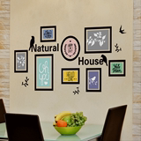 温馨卧室客厅餐厅墙面装饰品自粘贴画英文照片墙贴纸卧室房间美式