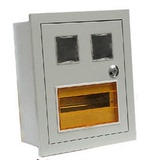 PZ40-2-10单相二户铁电表箱 强电箱 配电箱 带锁 明装暗装