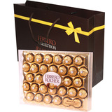 费列罗巧克力礼盒T32粒金装进口零食七夕圣诞节礼物女神礼品包邮