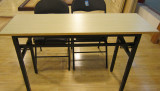 包邮特价简易双层桌家用折叠桌宜家快餐桌办公桌便携式户外学习桌
