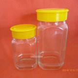 特价蜂蜜玻璃空瓶密封透明高白送盖子500ml，1000ml厂家直销批发