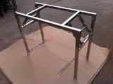 不锈钢折叠架子桌腿可折叠支架单层折叠简易支架培训快折叠餐桌脚