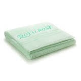 [优众正品]Royal Rose水绿色长绒棉logo刺绣浴巾 76*152cm