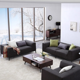 洛贝森北欧客厅大小户型沙发创意单双三人位布艺沙发组合现代简约
