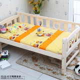床幼儿床1.2米1.5米公主床儿童床带护栏实木儿童床单人床男女孩小