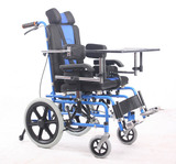 儿童残障轮椅脑瘫残疾偏瘫中风可调轮椅折叠可平躺 手动轮椅车