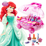 迪士尼化妆车儿童彩妆套装芭比娃娃公主化妆盒女孩儿童化妆品玩具