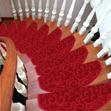 楼梯踏步垫简约灰色加厚满铺 免胶自粘楼梯地毯楼梯垫楼梯防滑垫