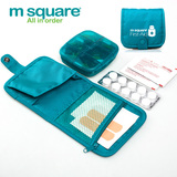 M Square便携旅行随身药盒一周分装环保药品收纳盒方便携带小药盒