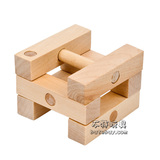 成人儿童益智玩具 创意木制精品 立方撑杆 孔明锁鲁班锁 三维空间