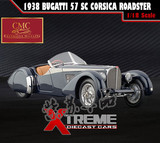美国代购 汽车模型CMC 1:18 1938布加迪57SC考西卡合金汽车模型
