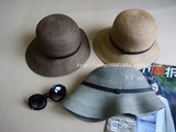 出口原单精品帽 俏皮有型 超纤皮扣 AD10竹纤维遮阳帽！草帽！