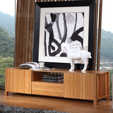 竹生活品牌全竹电视柜 现代简约中式竹制家具 组合电视柜