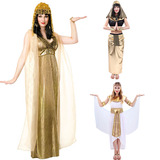 COS化装舞会服装 埃及法老 皇后 埃及艳后服装 万圣节演出服成人