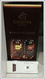 日上现货：GODIVA高迪瓦榛子牛奶&72%可可杏仁黑巧克力片 4片装
