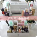 桌面木质化妆品收纳盒子韩国公主田园简约欧式整理箱盒生日礼物精