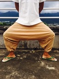 民族风尼泊尔大裆裤子哈伦裤飞鼠裤男女瑜伽裤棉布东巴裤特宽显瘦