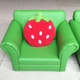 宝宝沙发座椅幼儿园草莓沙发组合红色绿色婴儿公主王子沙发
