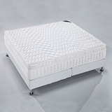 进口天然乳胶床垫可折叠1.8米席梦思独立袋装弹簧床垫面料可拆洗