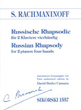 拉赫玛尼诺夫 双钢琴俄罗斯狂想曲（作曲家签字版）SIK1557