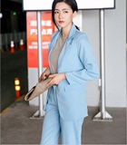 韩版2016夏装新款时尚女装套装休闲小西装外套通勤九分裤两件套潮