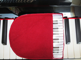 高档擦琴布 擦琴手套 专业清洁钢琴手套 专业擦琴布 两色可选