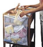 婴儿床上用品 床头挂袋 收纳袋 储物袋 尿布袋 大容量床边挂袋