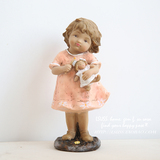 Lsuss 法式乡村 少女风 装饰品 道具 树脂 摆件 复古古董洋娃娃