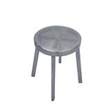 特价现个性宜家IKEA欧式创意时尚简约金属铁艺不锈钢筛网圆凳子
