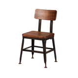 特价古典复古后现代简约时尚个性设计师商业实木金属休闲椅子餐椅