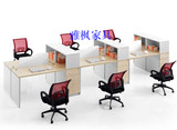 上海办公家具商业屏风隔断多人组合简约时尚组装职员电脑创意桌椅