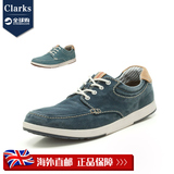 现货 Clarks其乐新款男鞋低帮舒适休闲帆布鞋Norwin Vibe英国代购