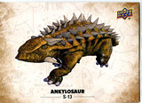 Upper Deck UD Dinosaurs 恐龙盒卡 S13 Ankylosaur 甲龙 贴纸