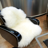 纯羊毛澳洲整张绵羊皮毛一体贵妃沙发椅垫床单人座办公电脑转椅垫