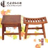 红木方凳 矮凳 小凳子刺猬紫檀方凳 儿童凳 实木家具 换鞋凳包邮