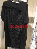 玛丝菲尔女装专柜正品代购2016秋款黑色提花套头连衣裙A11631696