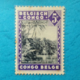 《龙之社》比属刚果1937-1938年邮票-国家公园：莫林迪河道